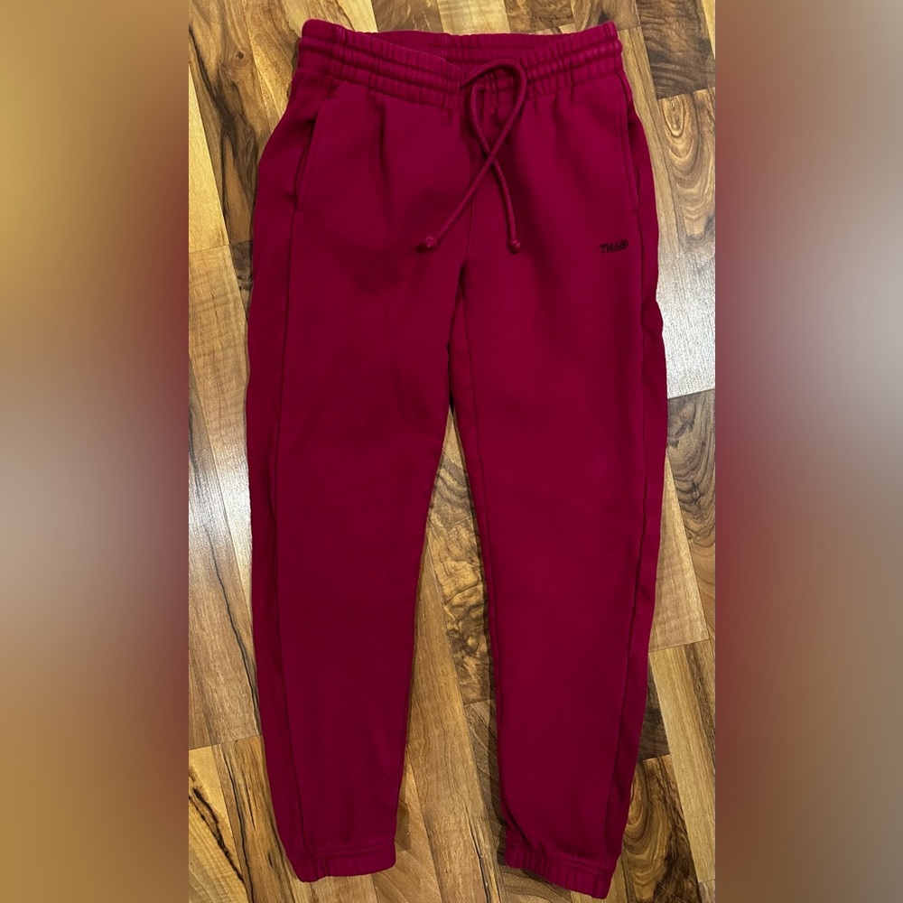 Artizia TNA Cozy Fleece Maroon joggers